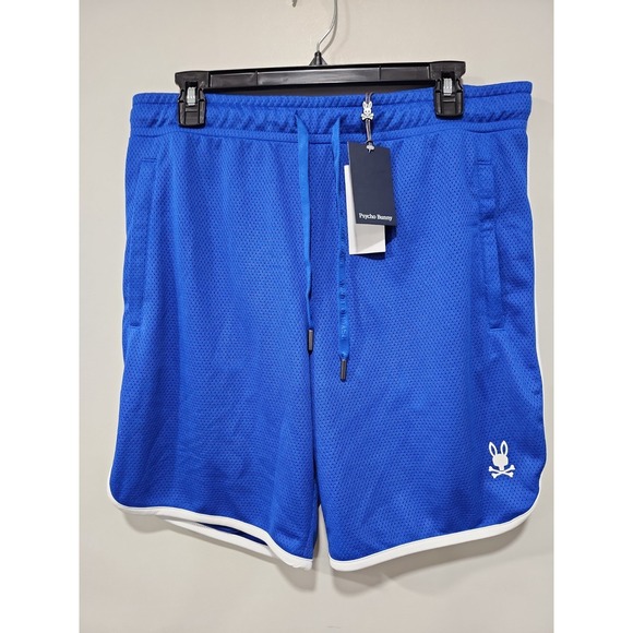 Psycho Bunny Other - Psycho Bunny NWT Shorts Mens S Blue Gym Workout Athletic Drawstring Pockets Logo